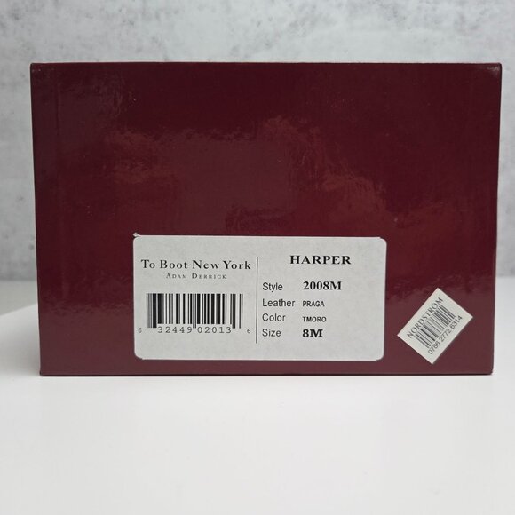 NWB To Boot New York Adam Derrick Harper Leather Loafers Men's 8M Made In Italy - Picture 3 of 11